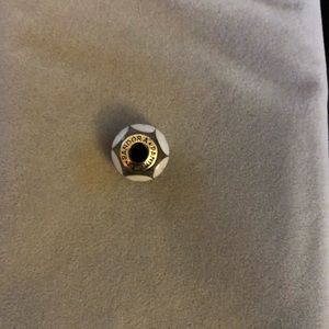 Pandora Auth 14K Gold Glass Bead/Charm